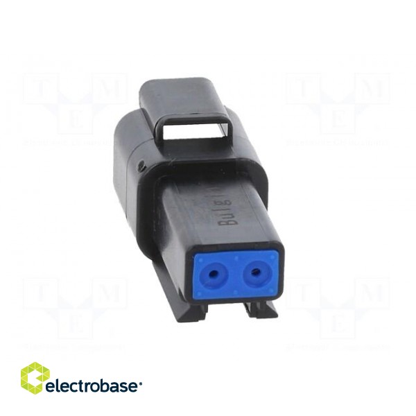 Connector: wire-wire | PX0 | male | plug | for cable | PIN: 2 | black | IP68 image 9