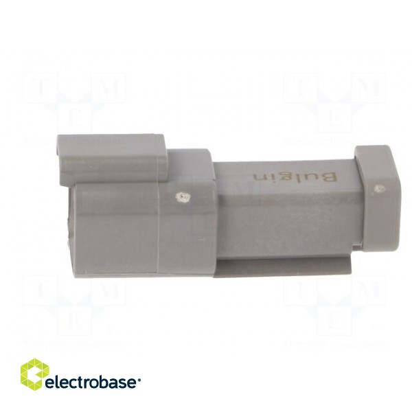 Connector: wire-wire | PX0 | male | plug | for cable | PIN: 2 | grey | IP68 image 3