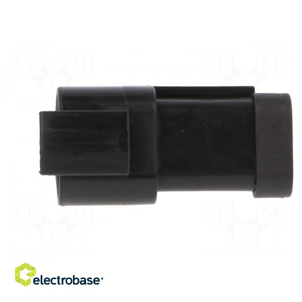 Connector: wire-wire | PX0 | male | plug | for cable | PIN: 3 | black | IP68 image 3