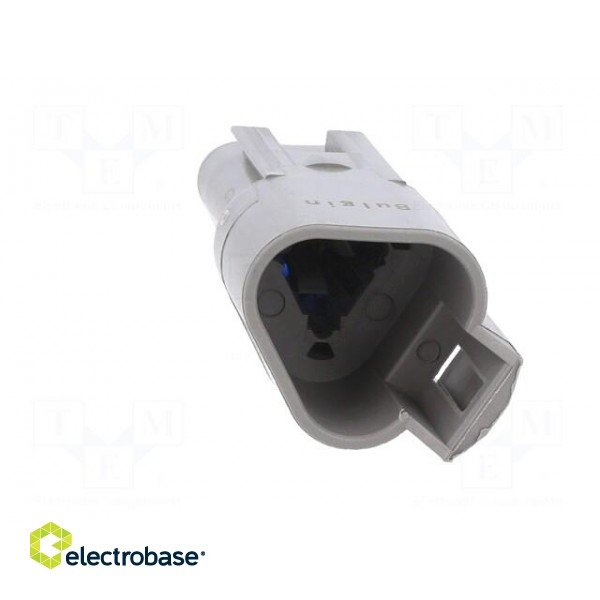 Connector: wire-wire | PX0 | male | plug | for cable | PIN: 3 | grey | IP68 image 9