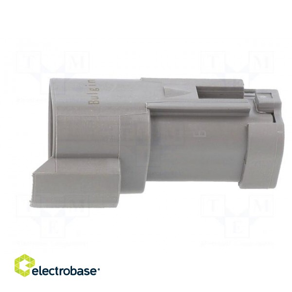 Connector: wire-wire | PX0 | male | plug | for cable | PIN: 3 | grey | IP68 image 3