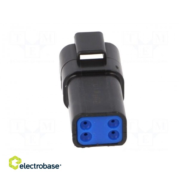 Connector: wire-wire | PX0 | male | plug | for cable | PIN: 4 | black | IP68 image 5