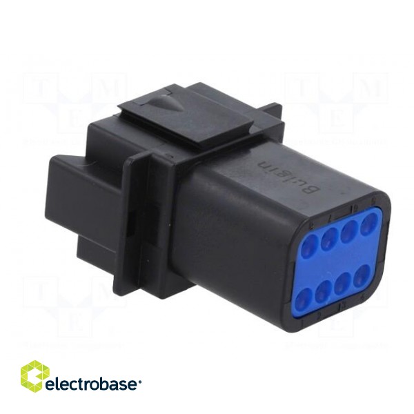 Connector: wire-wire | PX0 | male | plug | for cable | PIN: 8 | black | IP68 image 4