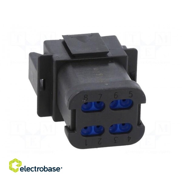 Connector: wire-wire | PX0 | male | plug | for cable | PIN: 8 | black | IP68 image 9