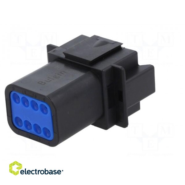 Connector: wire-wire | PX0 | male | plug | for cable | PIN: 8 | black | IP68 image 6