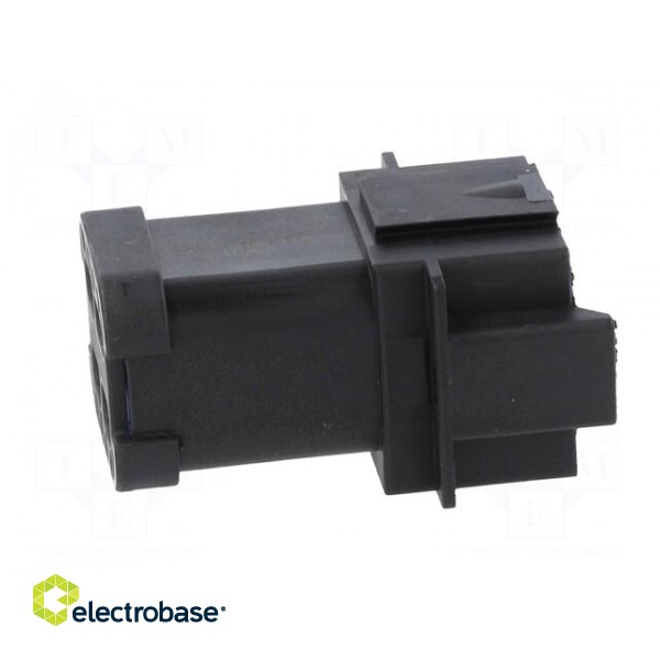 Connector: wire-wire | PX0 | male | plug | for cable | PIN: 8 | black | IP68 image 3