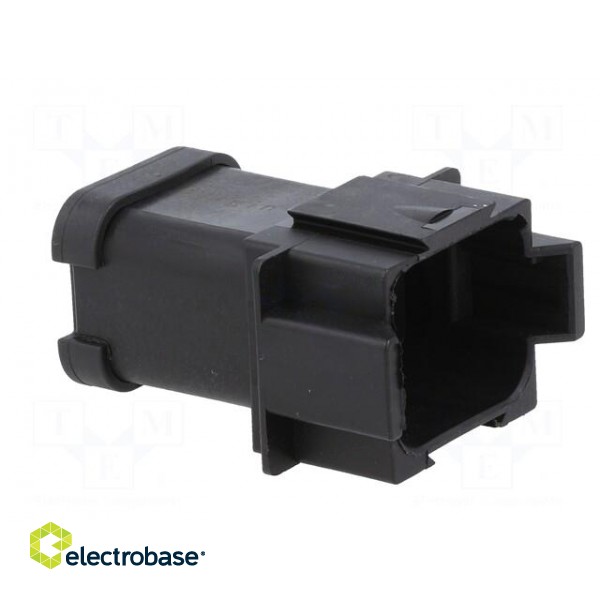 Connector: wire-wire | PX0 | male | plug | for cable | PIN: 8 | black | IP68 image 4