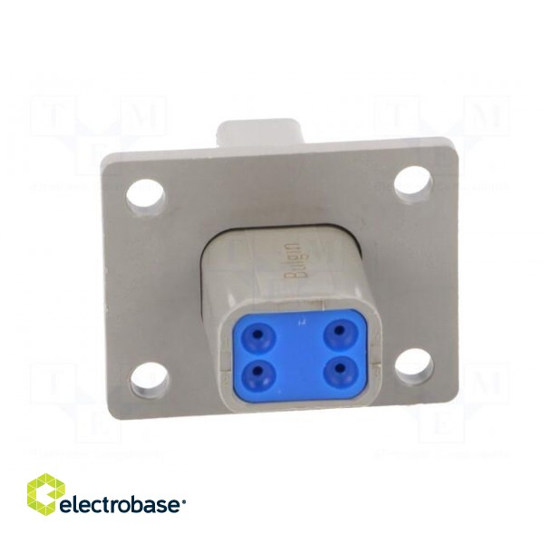 Connector: wire-wire | PX0 | male | plug | for panel mounting | PIN: 4 image 5