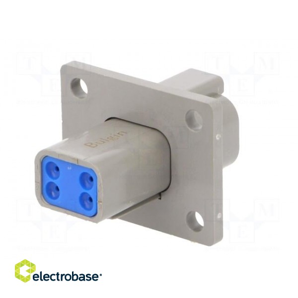 Connector: wire-wire | PX0 | male | plug | for panel mounting | PIN: 4 image 6