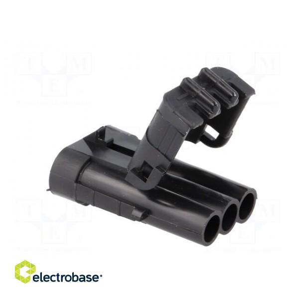 Connector: wire-wire | Weather Pack | male | plug | for cable | PIN: 3 image 4