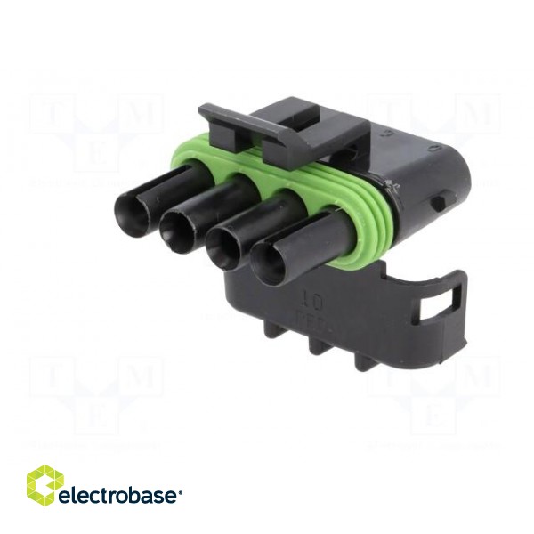 Connector: wire-wire | Weather Pack Tower | plug | female | PIN: 4 image 2