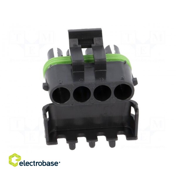 Connector: wire-wire | Weather Pack Tower | plug | female | PIN: 4 image 5