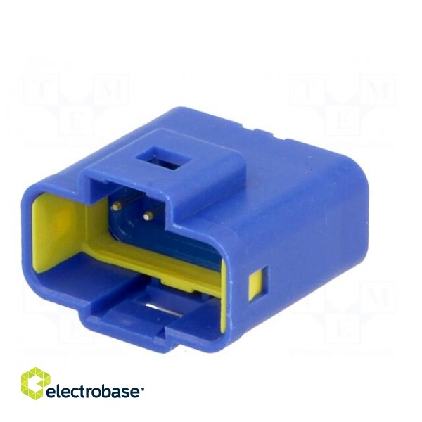 Connector: wire-wire/PCB | 560,E-Seal | male | socket | THT | blue | IP67 image 2