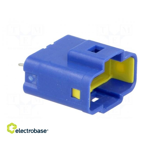 Connector: wire-wire/PCB | 560,E-Seal | male | socket | THT | blue | IP67 image 8