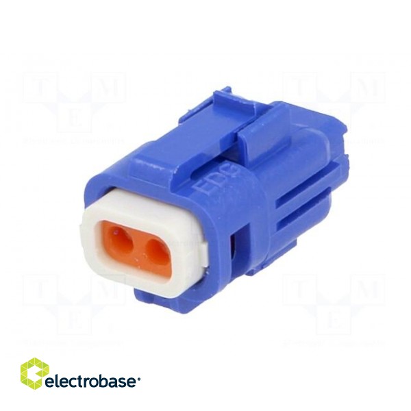 Connector: wire-wire/PCB | 565,E-Seal | plug | female | IP67 | blue image 2