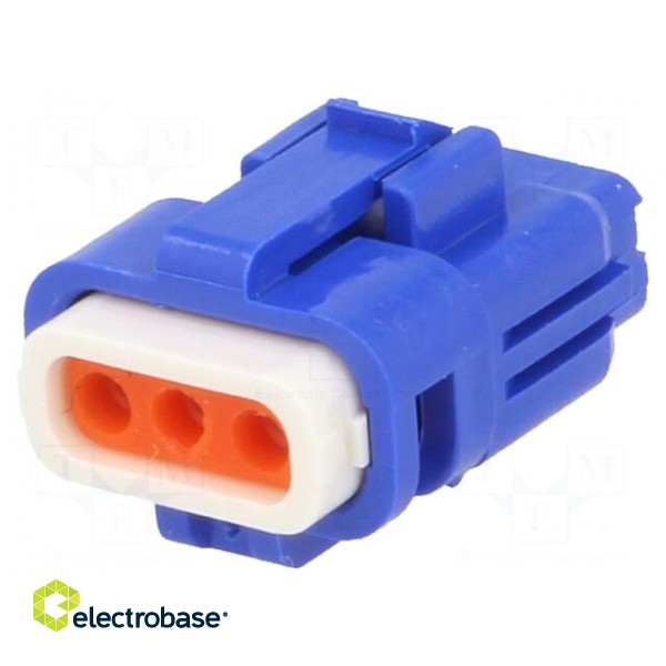 Connector: wire-wire/PCB | 565,E-Seal | plug | female | IP67 | blue paveikslėlis 1