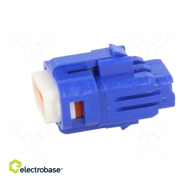 Connector: wire-wire/PCB | 565,E-Seal | plug | female | IP67 | blue image 3