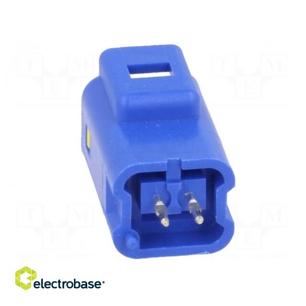 Connector: wire-wire/PCB | 565,E-Seal | socket | male | IP67 | THT | blue paveikslėlis 5