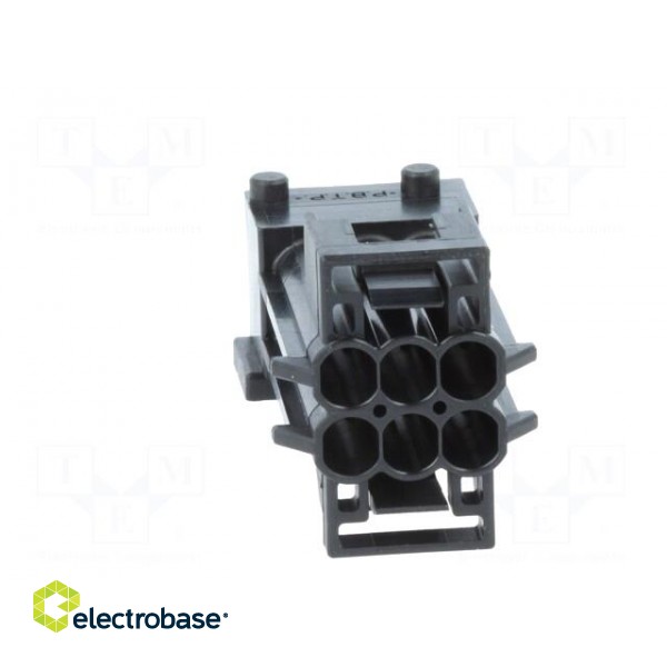 Connector: automotive | JPT | male | plug | for cable | PIN: 6 | black image 5