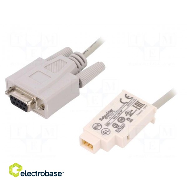 Communication cable | Zelio Logic | -10÷55°C | V: Compact,Modular