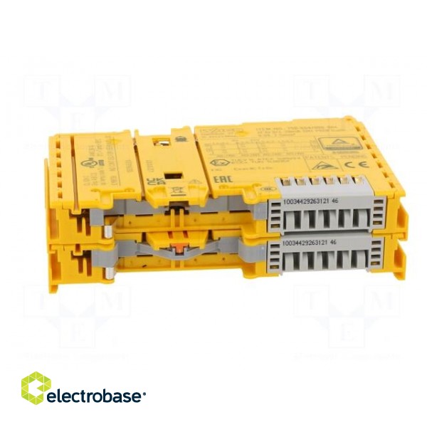 Module: analog input | OUT: 4 | IN: 4 | 24x100x67.8mm | IP20 | 24VDC фото 5