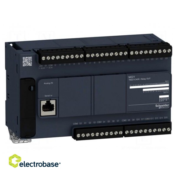 Module: PLC programmable controller | OUT: 16 | IN: 24 | 100÷240VAC
