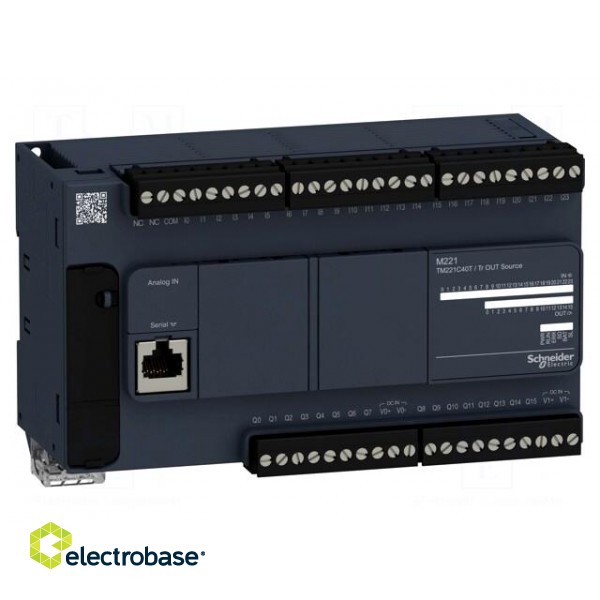 Module: PLC programmable controller | OUT: 16 | IN: 24 | 24VDC