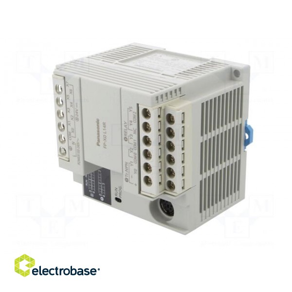 Module: PLC programmable controller | OUT: 6 | IN: 8 | Series: FP-X0 фото 2