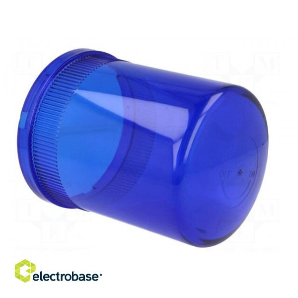 Signallers accessories: cloche | blue | IP65 | Ø150x205mm | Mat: ABS image 8