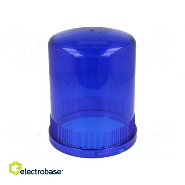 Signallers accessories: cloche | blue | IP65 | Ø150x205mm | Mat: ABS image 1