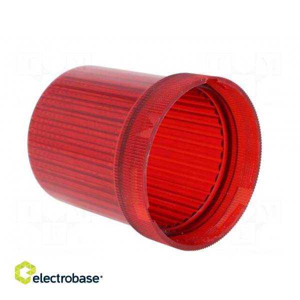 Signallers accessories: cloche | red | Series: WLK | IP65 | Ø60x77mm фото 4