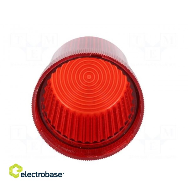 Signallers accessories: cloche | red | Series: WLK | IP65 | Ø60x77mm фото 5
