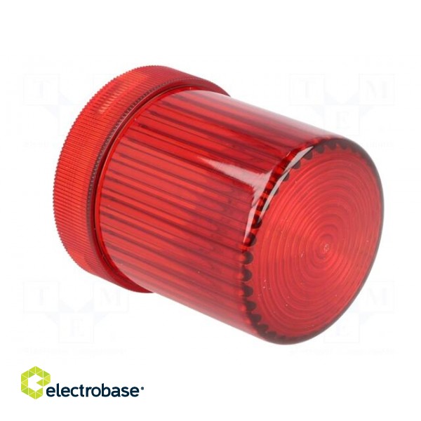 Signallers accessories: cloche | red | Series: WLK | IP65 | Ø60x77mm фото 8