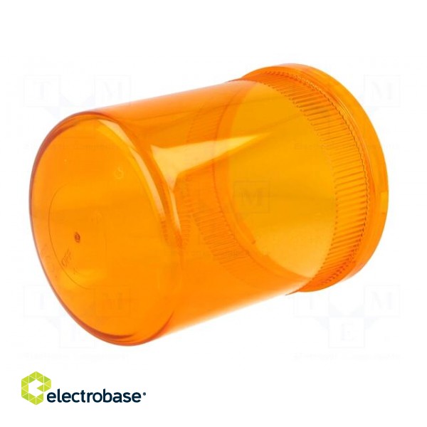 Signallers accessories: cloche | orange | IP65 | Ø150x205mm | Mat: ABS image 2
