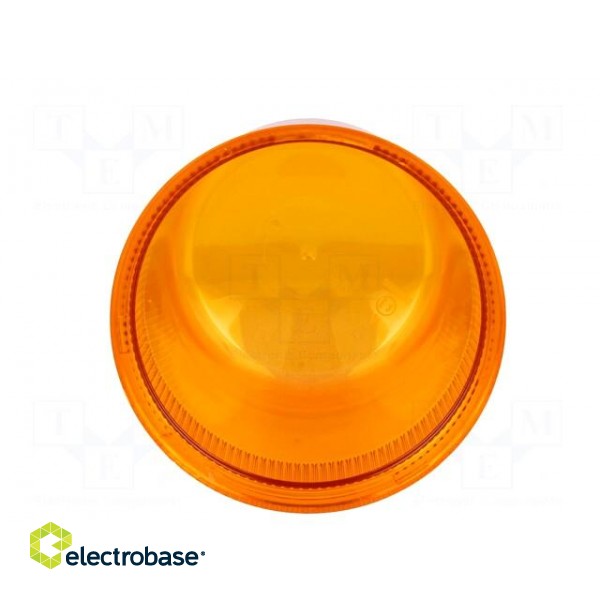 Signallers accessories: cloche | orange | IP65 | Ø150x205mm | Mat: ABS image 5