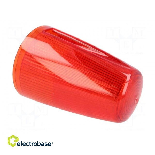 Signallers accessories: cloche | red | Series: X125 | IP65 | Ø98x167mm image 8