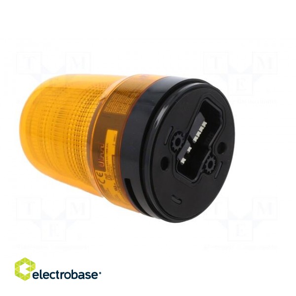 Signaller: lighting-sound | 10÷30VDC | LED | amber | IP23 | Ø80x126mm image 4