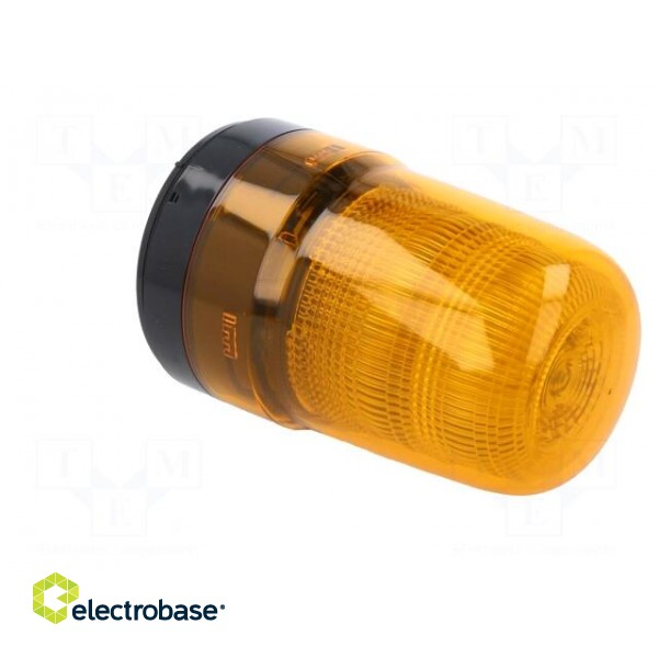 Signaller: lighting-sound | 10÷30VDC | LED | amber | IP23 | Ø80x126mm image 8