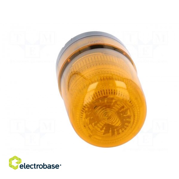 Signaller: lighting-sound | 10÷30VDC | LED | amber | IP23 | Ø80x126mm фото 9