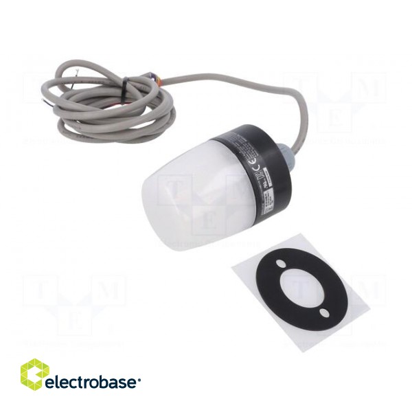 Signaller: lighting-sound | 10÷30VDC | buzzer,continuous light