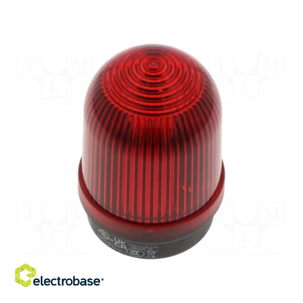 Signaller: lighting | continuous light | red | 12÷230VDC | 12÷230VAC