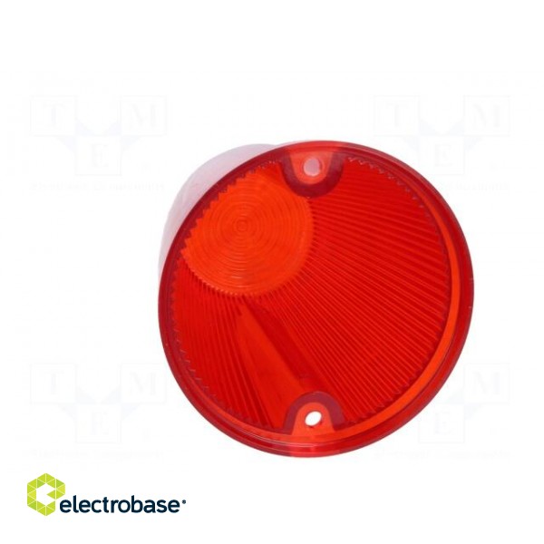 Signallers accessories: cloche | red | Series: X125 | IP65 | Ø98x167mm image 5