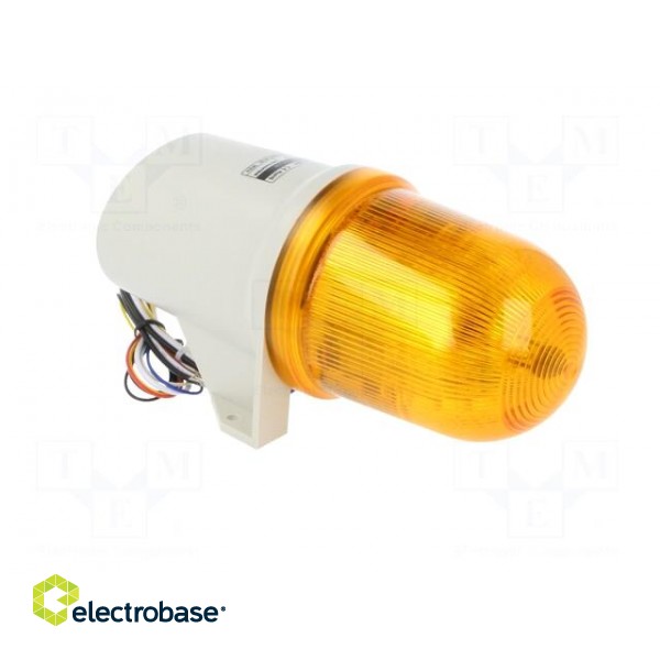 Signaller: lighting-sound | 10÷30VDC | LED | amber | IP65 | Ø97x218mm image 8