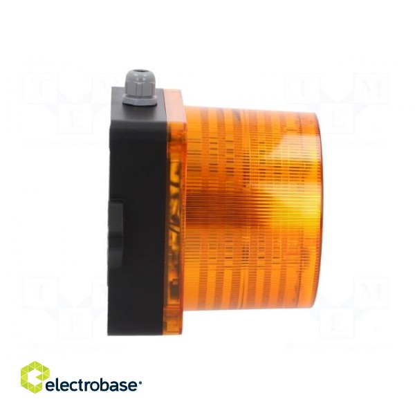 Signaller: lighting-sound | 10÷30VDC | LED | amber | IP66 | Ø168x163mm фото 7