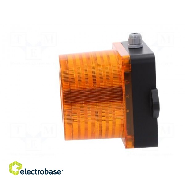 Signaller: lighting-sound | 10÷30VDC | LED | amber | IP66 | Ø168x163mm paveikslėlis 3