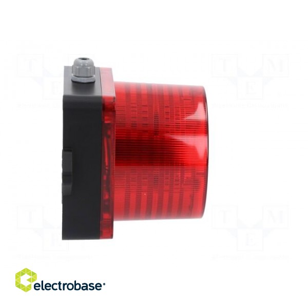 Signaller: lighting-sound | 10÷30VDC | LED | red | IP66 | Ø168x163mm image 7