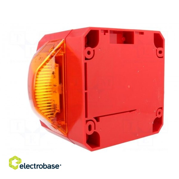 Signaller: lighting-sound | 10÷60VDC | siren,flashing light | red paveikslėlis 6