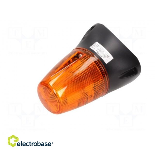 Signaller: lighting-sound | 20÷30VDC | 20÷30VAC | 8x LED | orange paveikslėlis 2