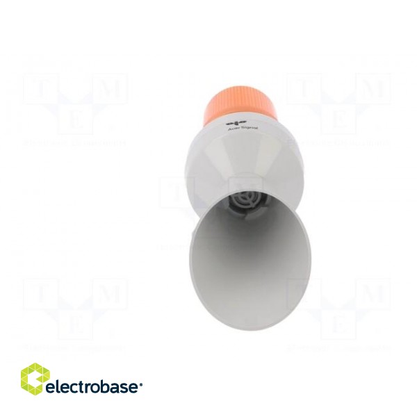 Signaller: lighting-sound | 230÷240VAC | bulb BA15D | orange | IP43 image 9
