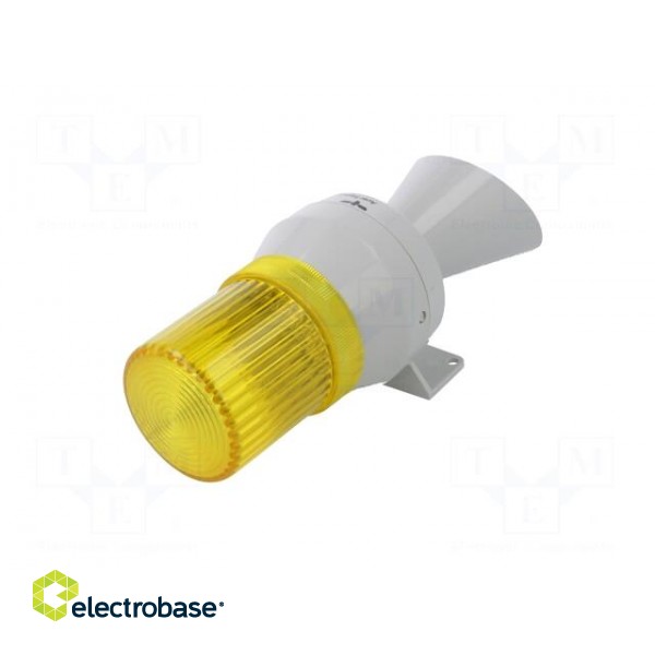 Signaller: lighting-sound | 230÷240VAC | bulb BA15D | yellow | IP43 image 6